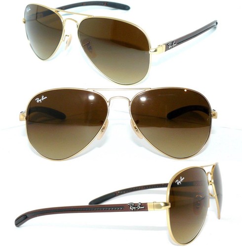 Ray ban sonnenbrille gold - ray, brau